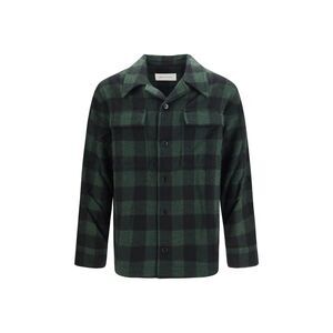 Ami Paris Men Checked Virgin Wool Shirt